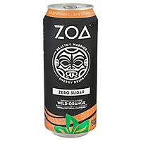 Zoa Energy Drink Wild Orange Zero Sugar - 16 OZ - Image 1