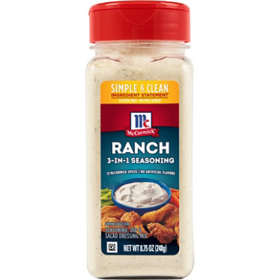 McCormick Ranch 3-In-1 Seasoning Mix - 8.75 Oz - Albertsons