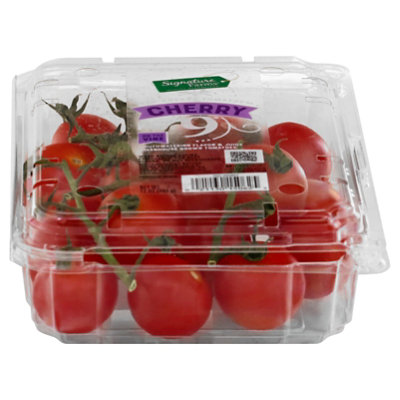 Signature Select/Farms Cherry No 9 On The Vine Snacking Tomatoes