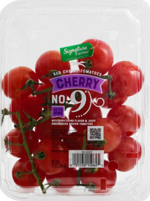 Signature Select/Farms Cherry No 9 On The Vine Snacking Tomatoes - 12 Oz - Image 2