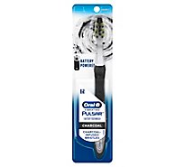 Oral-B Pulsar Charcoal Infused Soft Bristles Battery Toothbrush - Each
