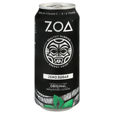 Zoa Energy Drink, Original Zero Sugar - 16 FZ - Image 3