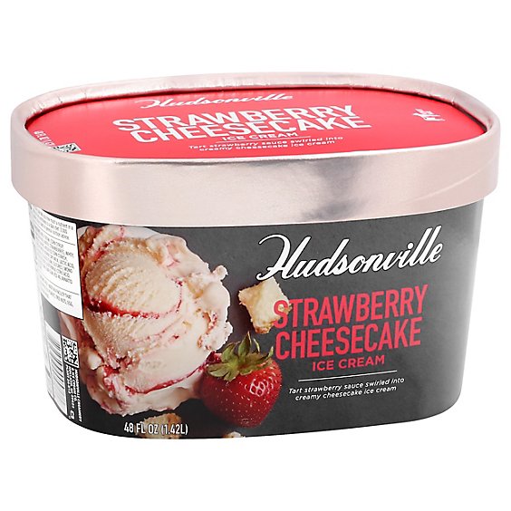 Hudsonville Strawberry Cheesecake - 48 OZ