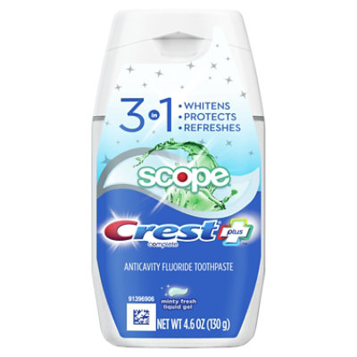 Crest 3n1 Whitening W Scope Gel - 4.6 OZ - Image 2