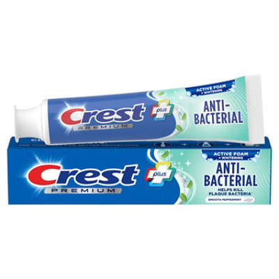 Crest Premium Plus Toothpaste Anti Bacterial - 7 Oz