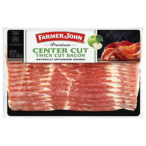 Farmer John Bacon Center Cut - 12 OZ