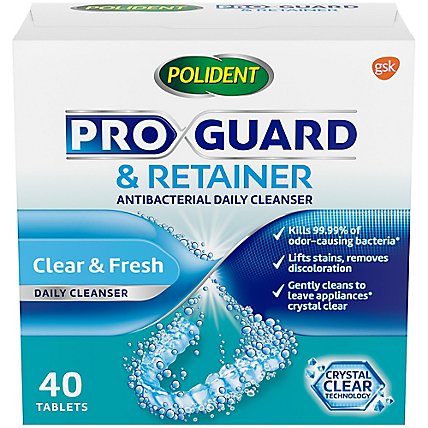 Polident Denture Cleanser Tabs - 40 CT - Image 3