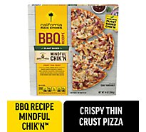 California Pizza Kitchen Bbq Recipe Not Chicken Crispy Thin Crust 12in Pizz - 14.039 OZ