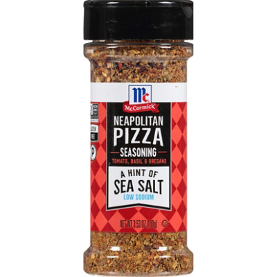McCormick A Hint Of Sea Salt Neapolitan Pizza Seasoning - 3.53 Oz