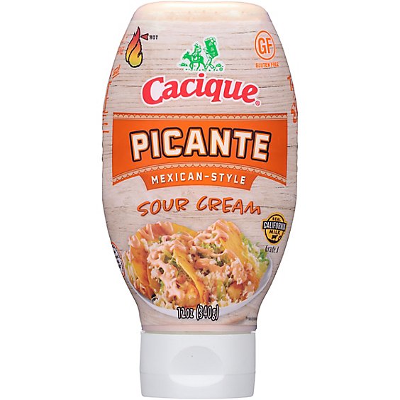 Cacique Squeeze Cream Picante - 12 OZ