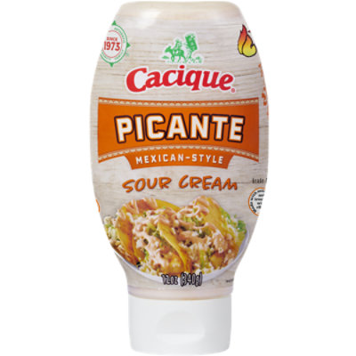 Cacique Squeeze Cream Picante - 12 OZ