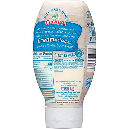 Cacique Squeeze Cream Original - 12 OZ - Image 6