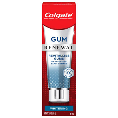 Colgate Renewal Gum Toothpaste Whitening Restoration Cool Mint Gel Formula - 3 Oz - Image 3