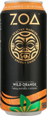 Zoa Energy Drink Wild Orange - 16 FZ - Image 2