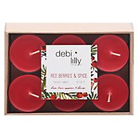 Debi Lilly Red Berries & Spice Tealights - EA - Image 3