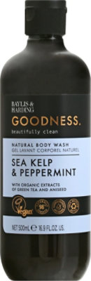 Goodness Body Wash Natural Sea Kelp & Peppermint - 16.9 Fl. Oz. - Image 2