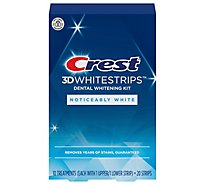 Crest 3D Whitestrips Noticeably White Dental Whitening Kit - 10 Count