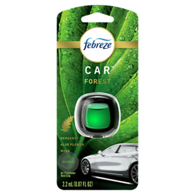 Febreze Forest Car Odor Eliminating Air Freshener Vent Clip - Each