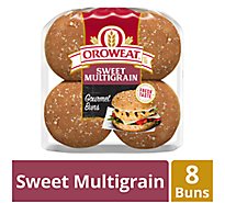 Oroweat Sweet Multigrain Hamburger Buns 8ct - 16 OZ