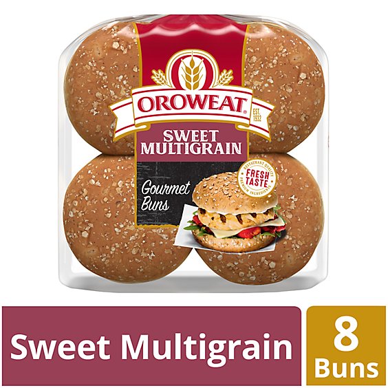 Oroweat Sweet Multigrain Gourmet Hamburger Buns