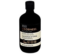 Goodness Bath Soak Natural Lemongrass & Ginger - 16.9 Fl. Oz.
