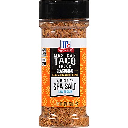 McCormick A Hint of Sea Salt Mexican Taco Truck Seasoning - 4.27 Oz - Image 1