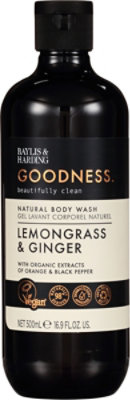 Goodness Body Wash Natural Lemongrass & Ginger - 16.9 Fl. Oz. - Image 2