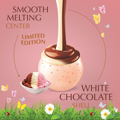 Lindt LINDOR Spring Neapolitan White Chocolate Candy Truffles Bag - 8.5 Oz - Image 2