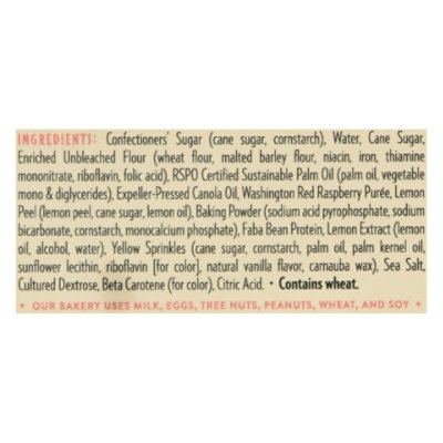 Rubicon Lemon Raspberry Cupcakes Vegan 4 Count - 10 OZ - Image 4