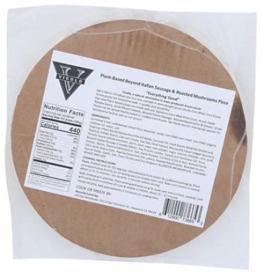 Vicolo Plant-based Beyond Italian Sausage Roasted Mushroom Pizza - 14.75 OZ - Image 2