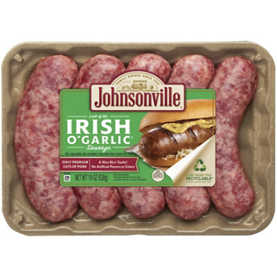 Johnsonville Irish O Garlic Pork Sausage Links - 19 OZ - Image 1