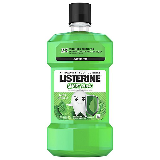 Listerine Smartrinse Mint Shield - 16.9 FZ