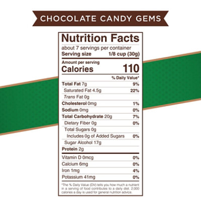 Russell Stover Sugar Free Chocolate Candy Gems Bag - 7.5 Oz - Image 6