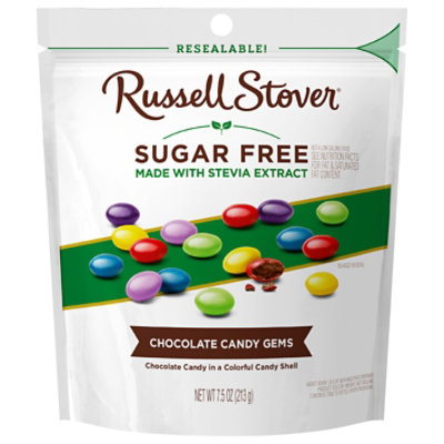 Russell Stover Sugar Free Chocolate Candy Gems Bag - 7.5 Oz - Image 7