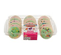 Spring Pink & Green Sugar Cookies - 24.3 OZ