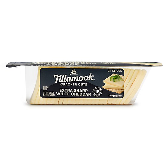 Tillamook Extra Sharp White Cheddar Cracker Cut - 6.5 Oz