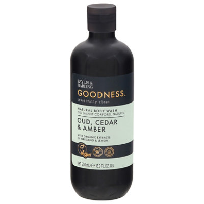 Goodness Body Wash Goodness Oud Cedar & Amber - 16.9 Fl. Oz. - Image 1