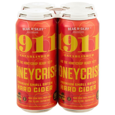 1911 Distillery Honeycrisp Cider In Cans - 4-16 FZ - Image 1