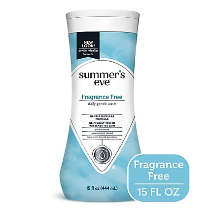 Summers Eve Wash Fragrance Free - 15 FZ - Image 1