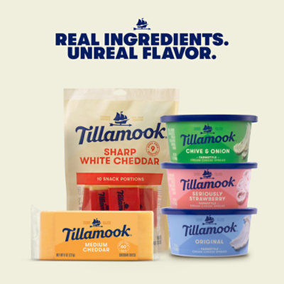 Tillamook Chive And Onion Cream Cheese Spread - 7 Oz - Safeway