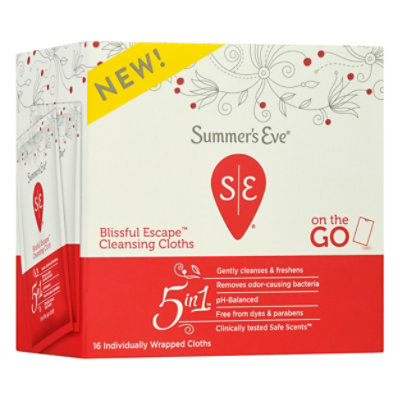 Summers Eve Active Cooling Cloths - 14 CT - Shaw's