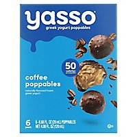 Yasso Frozen Greek Yogurt Poppables Coffee - 6 Count - Image 3