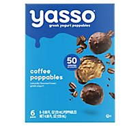 Yasso Frozen Greek Yogurt Poppables Coffee - 6 Count