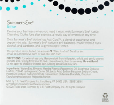 Summers Eve Active Cooling Cloths - 14 CT - Image 5