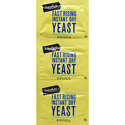 Signature Select Yeast Fast Rising Instant Dry - 3-.25 OZ - Image 2