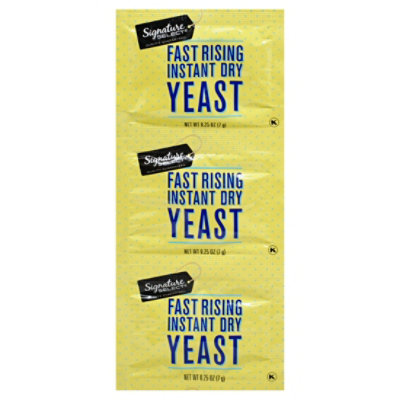 Signature SELECT Fast Rising Instant Dry Yeast - 3-.25 Oz