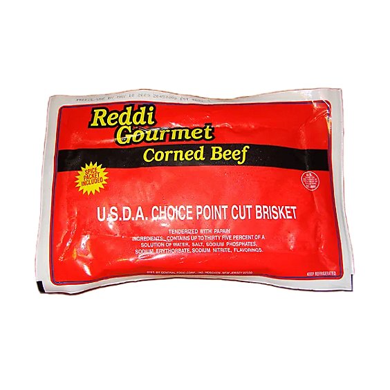 Reddi Gourmet Point Cut Corned Beef Brisket - 1 Lb