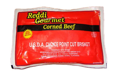 Reddi Gourmet Point Cut Corned Beef Brisket - 1 Lb - Image 1