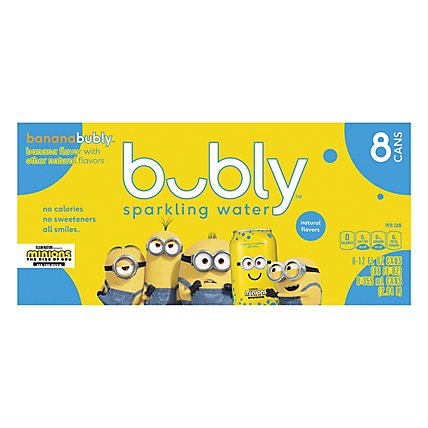 Bubly Sparkling Water Banana Flavor - 8-12 FZ - Image 3