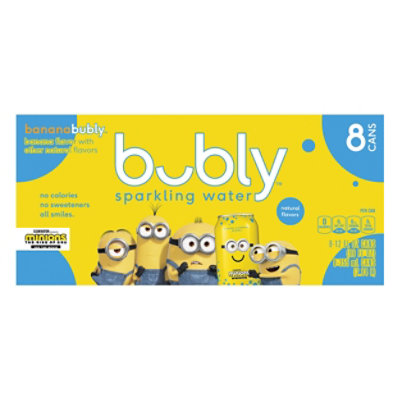 Bubly Sparkling Water Banana Flavor - 8-12 FZ - pavilions